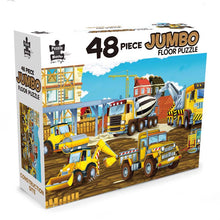 Puzzle Master 48 Piece Jumbo Puzzle Construction Site