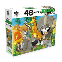 Puzzle Master 48 Piece Jumbo Floor Puzzle Wild Animals