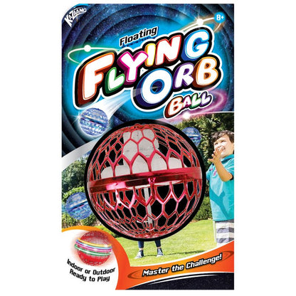 Experience exciting indoor flying fun with the Kazaang Flying Orb Ball - Red