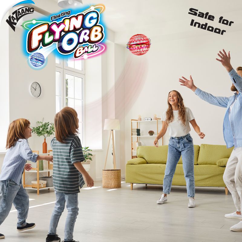 Enjoy endless entertainment with this flying orb toy designed for active play