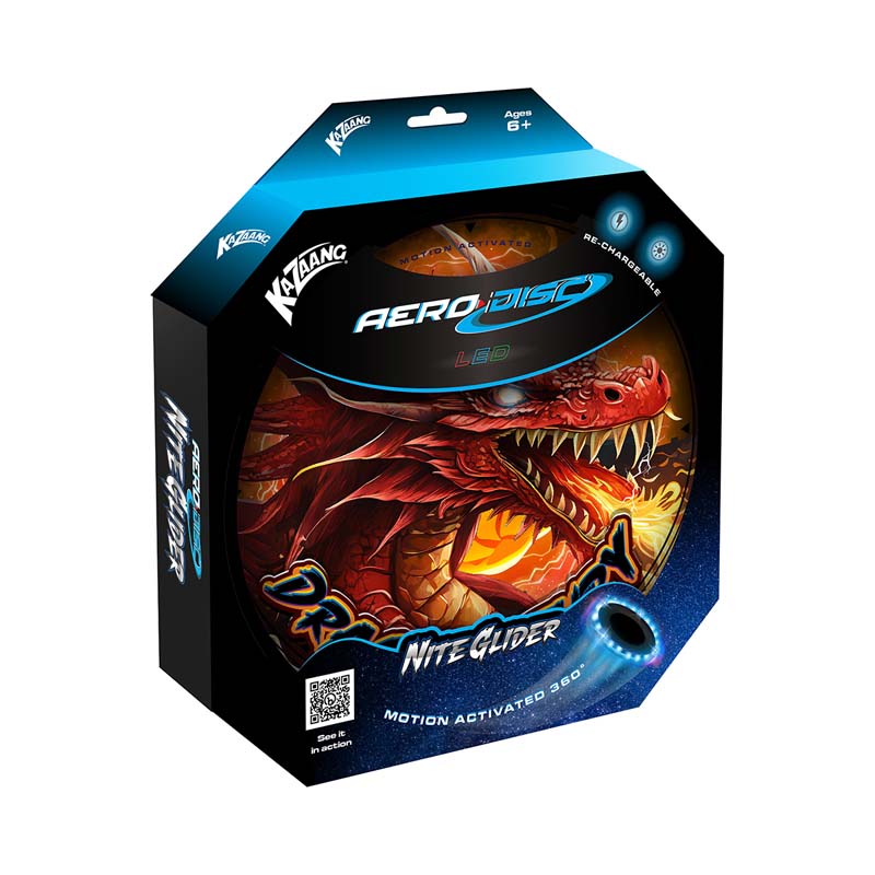 Kazaang Aero Disc Nite Glider - Dragons Fury