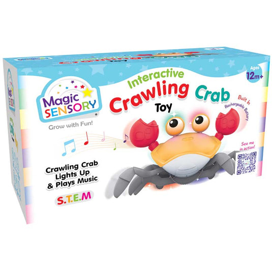 Magic Sensory Interactive Crab Crawler (Orange)