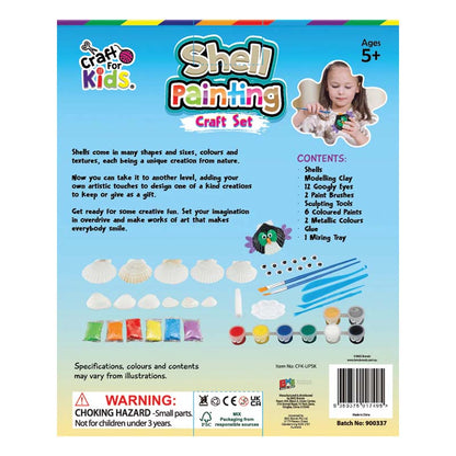 Craft For Kids Ultimate Shell Painting Kit