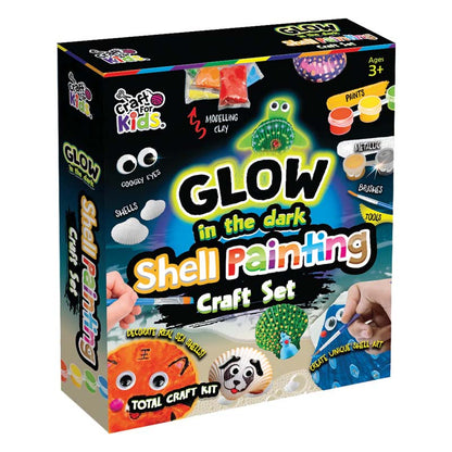 Craft For Kids Ultimate Glow in Dark Shell Painting Kit