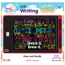 Magic Sensory 8.5" Interactive LCD Writing Tablet - Red Pet (USB Rechargeable)