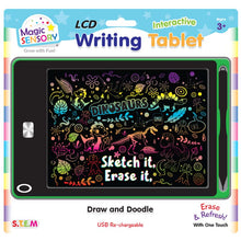 Magic Sensory 8.5" Interactive LCD Writing Tablet - Green Dino (USB Rechargeable)