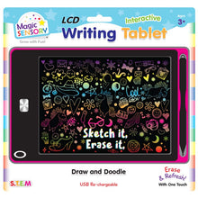 Magic Sensory 8.5" Interactive LCD Writing Tablet - Pink Unicorn (USB Rechargeable)