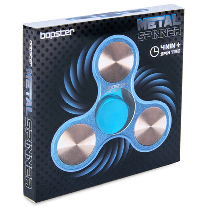 Bopster Metal Fidget Spinner Blue