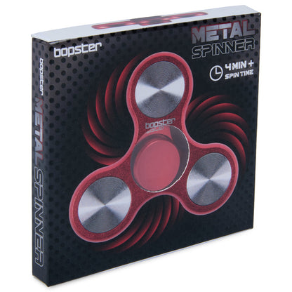 Bopster Metal Fidget Spinner Red