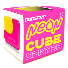 Bopster Neon Fidget Cube Spinner Neon Yellow