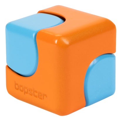 Bopster Neon Fidget Cube Spinner Neon Orange