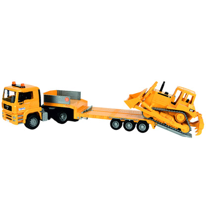 Bruder MAN TGA Low Loader With Cat Bulldozer Limited Edition