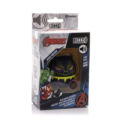 Bitty Boomers Marvel Black Panther Black Light Series Bluetooth Speaker