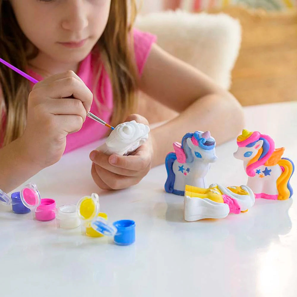 4M Mould & Paint 3D Glitter Unicorns