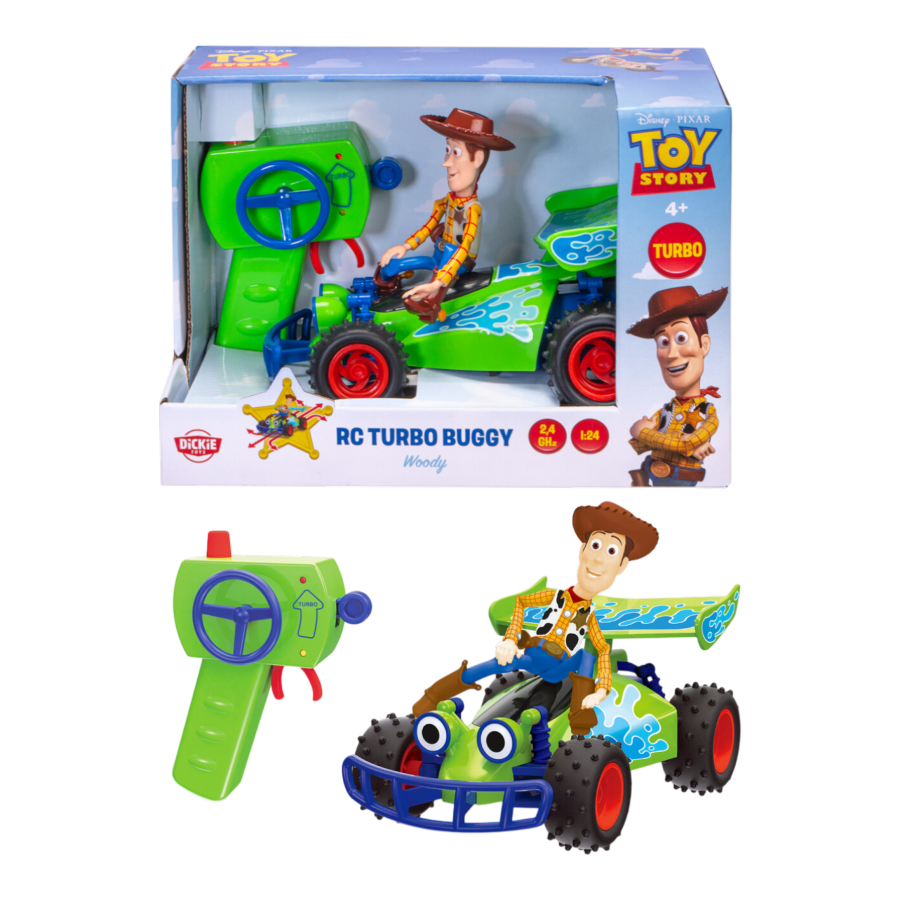 Toy Story Woody in Buggy Remote Control Car