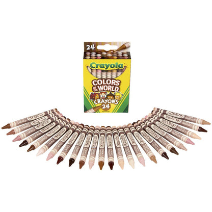 Crayola 24ct Colors Of The World Crayons