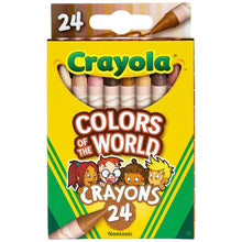 Crayola 24ct Colors Of The World Crayons