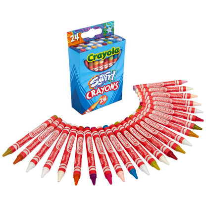 Crayola 24ct Swirl Crayons