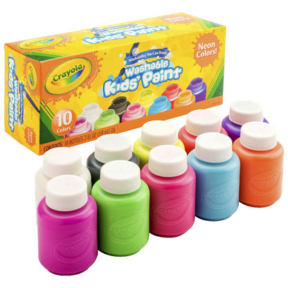 Crayola 10 Washable Neon Paint