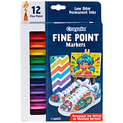 Crayola 12pc Fine Point Markers