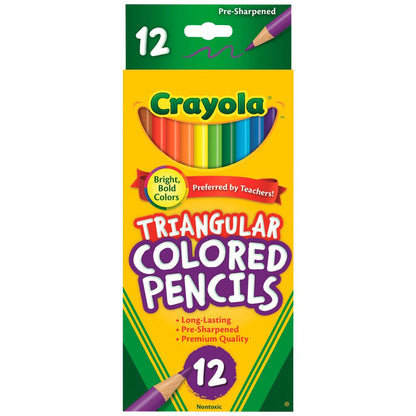 Crayola 12pc Triangular Pencils