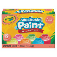 Crayola Washable Neon Paint 6 Colours