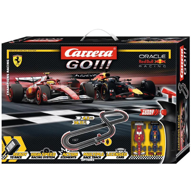 Carrera F1 Champions Racing 4.3 Track 1:43 Slot Car Set