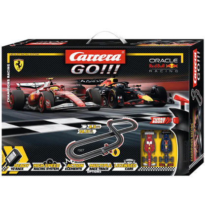 Carrera F1 Champions Racing 4.3 Track 1:43 Slot Car Set