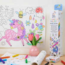 Haku Yoka Colouring Roll Kit Fantasy Unicorn