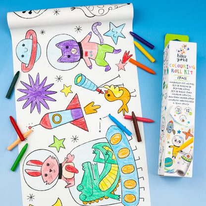 Haku Yoka Colouring Roll Kit Space