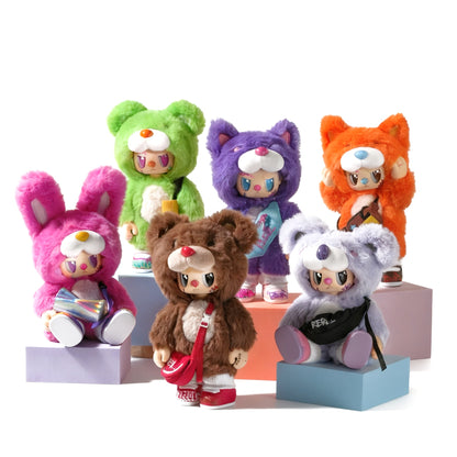 Rebel Bear Mystery Plush Collectible - Movable Bag Series