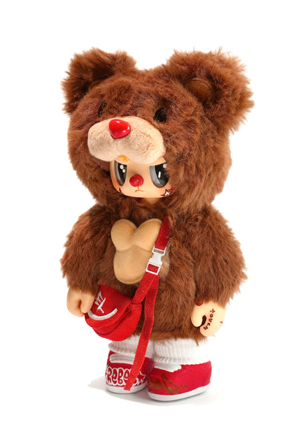 Rebel Bear Mystery Plush Collectible - Movable Bag Series