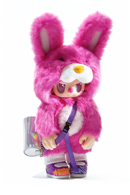 Rebel Bear Mystery Plush Collectible - Movable Bag Series