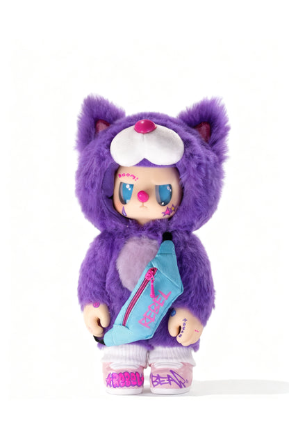 Rebel Bear Mystery Plush Collectible - Movable Bag Series