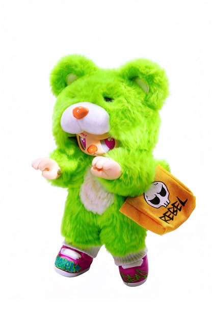 Rebel Bear Mystery Plush Collectible - Movable Bag Series