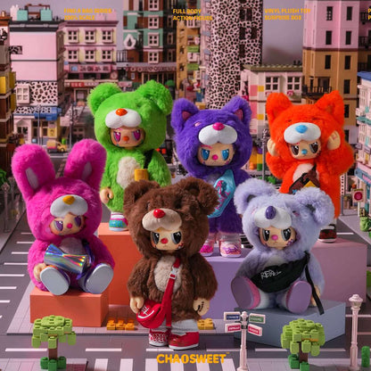 Rebel Bear Mystery Plush Collectible - Movable Bag Series