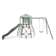 Plum Metal Outdoor Climbing Dome frame for Kids with Slide & Swing