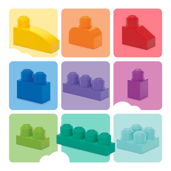 Mega Blocks Big Building Bag 80 Blocks