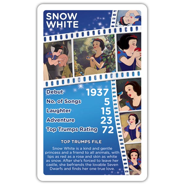 Top Trumps Disney Classics Specials Card Game