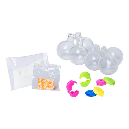 Doctor Squish glow refill set with clear squishy molds and colorful refill packets
