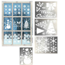XMAS Window Stencils, 4Pk