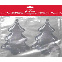 XMAS Tree shaped Fillable Bauble, 2pk
