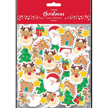 XMAS Foam Stickers, 45Pk