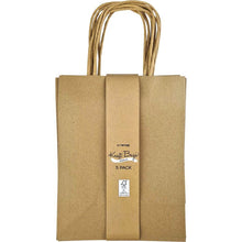 Kraft Gift Bags, Medium w178x h228/ x d102mm, 5Pk