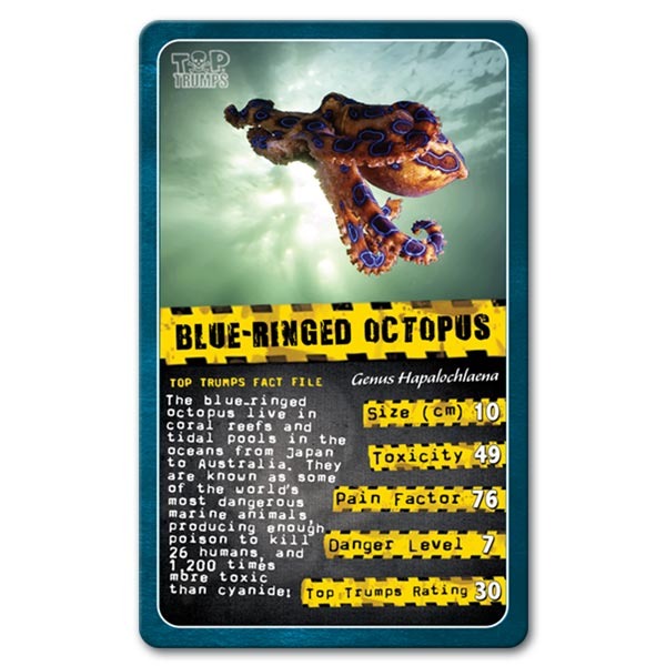 Top Trumps Deadliest Down Under Card Game