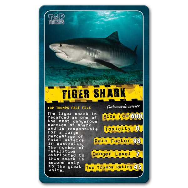 Top Trumps Deadliest Down Under Card Game