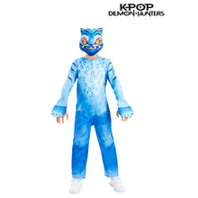 Blue tiger kigurumi costume with hood mask, long sleeves and pants
