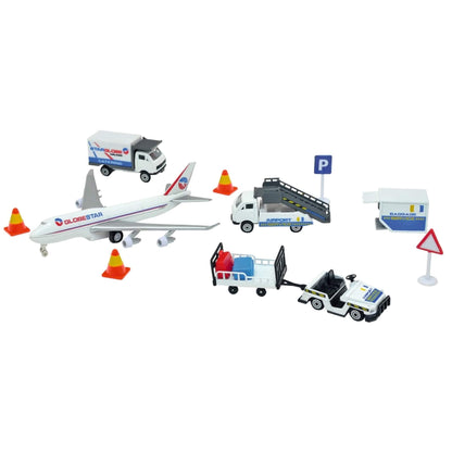 Airport Playset 13 piece Set
