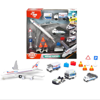 Airport Playset 13 piece Set