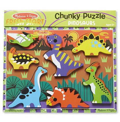 Melissa & Doug Dinosaurs Chunky Puzzle